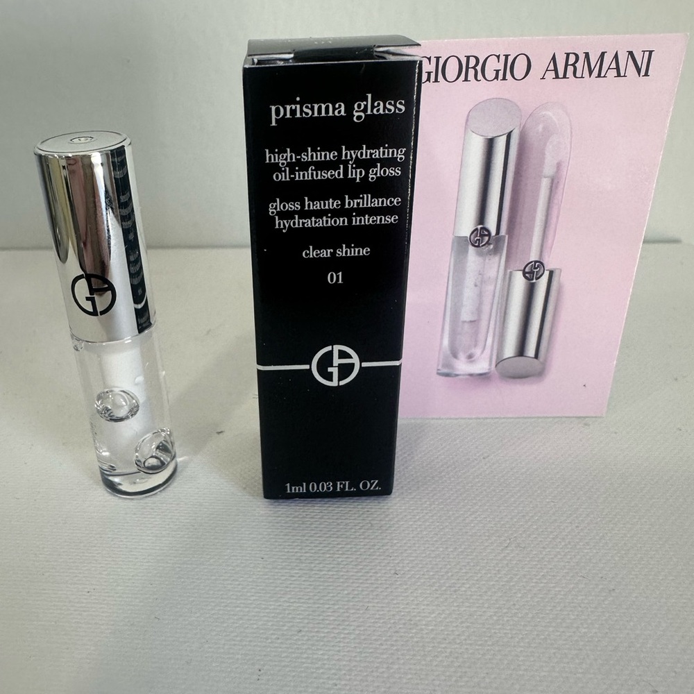 New in Box Giorgio Armani Prisma Glass Lip Gloss
